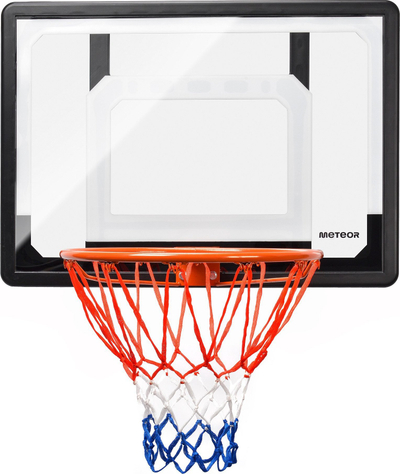 Tabela basketbolli Meteor Detroit, për mur, polietileni i fortë, e bardhë