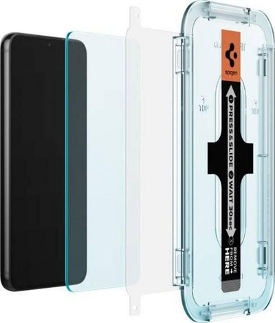 Mbrojtëse ekrani Spigen Glas.tR EZ FIT, Samsung Galaxy S22 Plus, xham i temperuar, set 2 copë, transparent