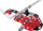 Lodër ndërtimi Meccano Multimodels Rescue Squad, set me 3 modele, metal, e kuqe