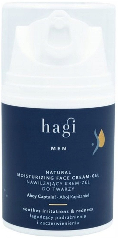 Krem fytyre Hagi Ahoy Captain, xhel hidratues për meshkuj, 50ml