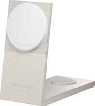Karikues pa tela Native Union Rise 3 in 1, magnetik, Qi2, ngjyra Sandstone