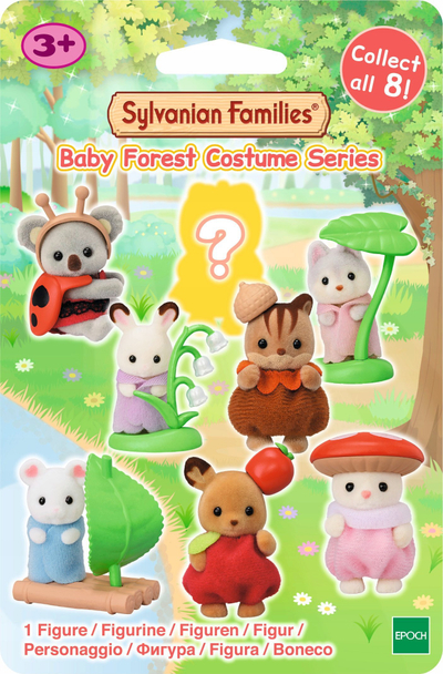 Lodër figurine Sylvanian Families Baby Forest Costume Series, blind bag, 1 figurë, shumëngjyrëshe