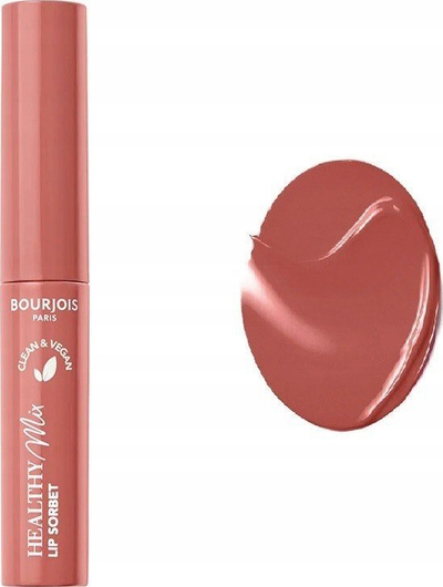Gloss për buzë Bourjois Healthy Mix Lip Sorbet 06 Sweet Butter, 7.4g, nude