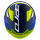 Helmeta Moto Cassida Aero Drome, blu/verdhë fluo/blu e çelët/e bardhë