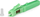 Konektor fibër optike Digitus LC APC, FO Fast Connector, set 10 copë, jeshil