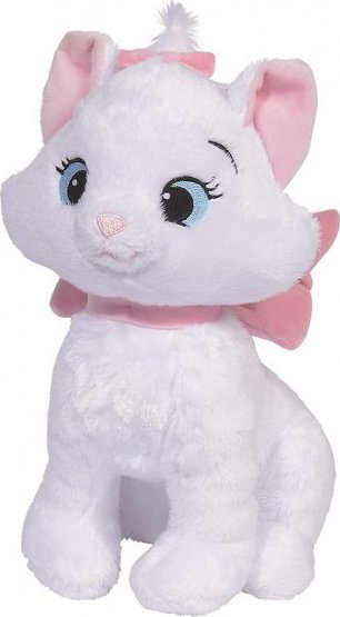 Loje pelushi Simba Disney Marie, 45 cm, mace e bardhë me rozë