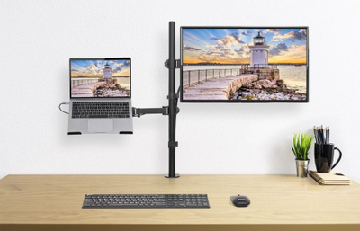 Mbajtëse tavoline Manhattan për monitor 13-32\" dhe laptop 17\", e zezë