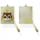 Портфељ Nimmy Card Wallet Big Eyed Pet 2.0 Cat, полиуретан, каки