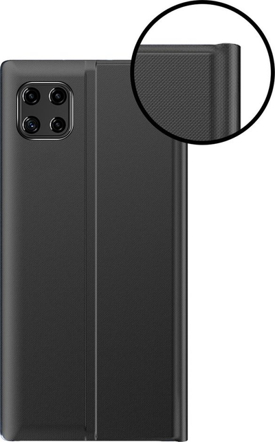 Kllëf telefoni Samsung Galaxy A22 5G Sleep Case, tip libër, me dritare interaktive, blu