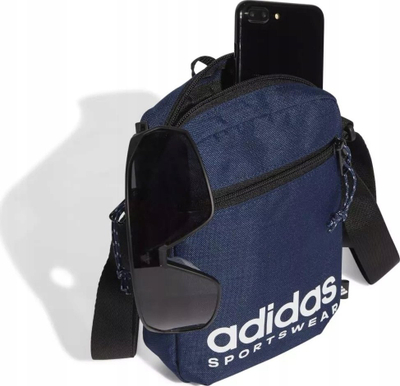 Çantë organizer adidas Sportswear JE6707, me rrip të rregullueshëm, navy
