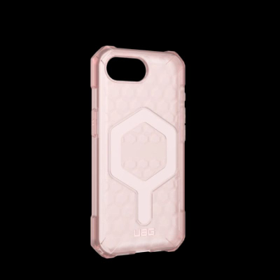 Mbulesë telefoni UAG Essential Armor MagSafe për iPhone 16e 6.1", transparente, rozë
