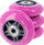 Rrota patinash Nils Extreme PU, set 4 copë, 72 mm 82A, ABEC 7, rozë