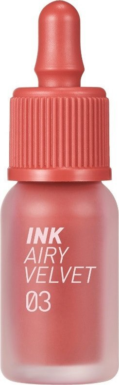 Gloss buzësh Peripera Ink Airy Velvet Tint 03 Cartoon Coral, 4g, koral
