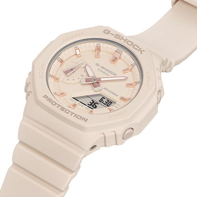 Orë për femra Casio G-Shock, bezhë