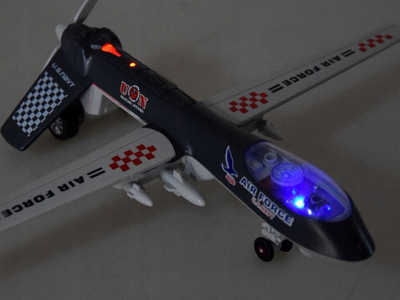 Lodër dron ushtarak Mailian ZA4327, metal me pull back, me drita dhe zë, gri