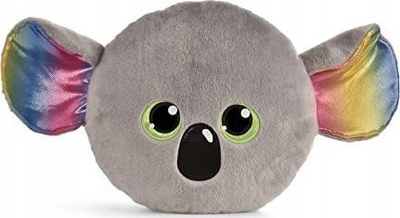 Jastëk pelushi Nici Glubschis Koala Miss, jastëk për kokë, i butë, gri me shumë ngjyra