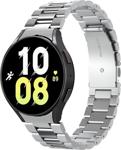 Rrip ore Spigen Modern Fit 316L për Samsung Galaxy Watch6 44mm, çelik inoksi, argjend
