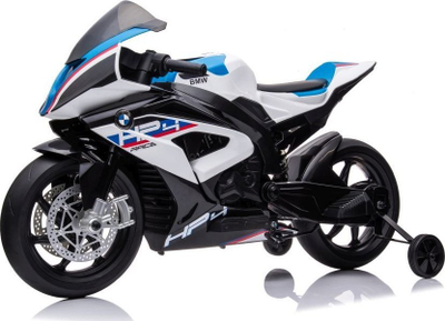 Motor elektrik për fëmijë LEAN Toys BMW HP4 Race JT5001, 12V 7Ah, 6 km/h, blu