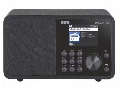 Radio Imperial Dabman I160, DAB+, WiFi Bluetooth, e zezë