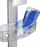 Rafth dushi Wenko Shower Caddy me pasqyrë kundër avullit, inox, argjend