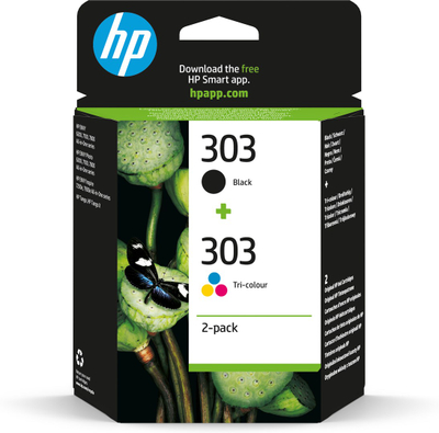 Кертриџ со боја HP 303 3YM92AE, оригинален, пакет со црна и во боја