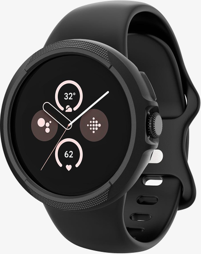 Mbrojtëse ore Spigen Liquid Air, për Google Pixel Watch 3 45mm, mat, e zezë