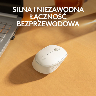 Maus Logitech M171, wireless, USB, i bardhë
