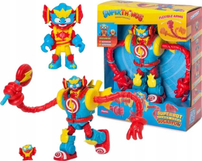 Lodër aksioni SuperThings Superbot Sugarfun, figurë Kazoom Kid, shumëngjyrëshe
