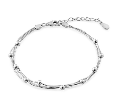 Byzylyk për femra AGAIN Jewelry, i argjendtë