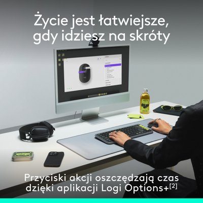 Maus pa kabllo Logitech POP, SilentTouch, buton emoji, lejla