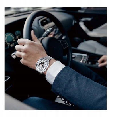 Rrip çeliku për smartwatch Dux Ducis Milanese Magnetic, 47mm, argjend
