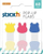 Shënues faqe Stickn Index Tabs, 2 shirita, dizajn kafshësh, shumëngjyrëshe
