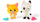 Set figurina lodrash Spin Master Gabby's Dollhouse Pandy Paws dhe Chumsley, 2 aksesorë, shumëngjyrëshe