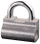 Dry K2 PADLOCK B-80, 80mm, metalik, gri
