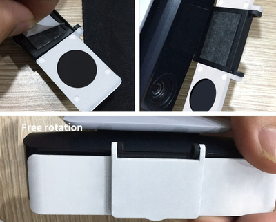 Kapak privatësie për kamerë JYS Sony PlayStation 5 PS5, rrotullim 180°, plastik, i zi