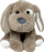 Lodër pelushi Tulilo Dog Bruno, 30cm, bezhë