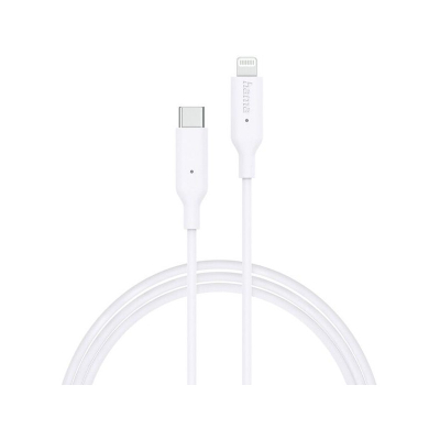 Kabllo Hama Fast Charge USB-C në Lightning 1M