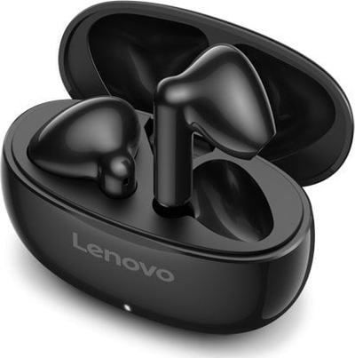 Kufje Lenovo E310 True Wireless Stereo, 13mm, me kuti karikimi, të zeza