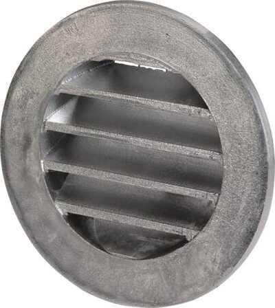Grilë ventilimi Lindab YGC 160, me rrjetë, metal, gri