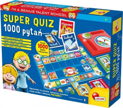 Lojë Lisciani IM Genius Super Quiz 1000 Pyetje