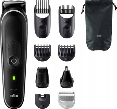 Trimer multifunksional Braun MGK5410 Series 5, 9 në 1, Wet &amp; Dry, i zi