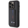 Këllëf telefoni BMW M Collection PU me Grip Stand, për iPhone 15 Pro, i zi