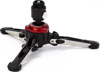 Bazë monopodi Manfrotto FLUIDTECH XPRO, me këmbë palosëse, metal plastike, e zezë me të kuqe