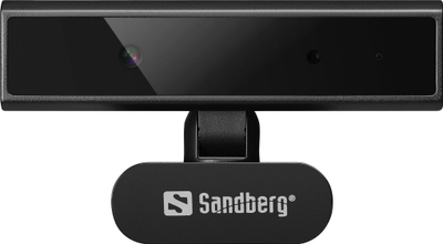 Веб-камера Sandberg Face-ID Webcam Mini, Full HD 1080p, со микрофон, црна