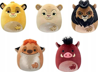 Lodër pelushi Squishmallows Timon Disney SQDI00551, 8\", shumëngjyrëshe
