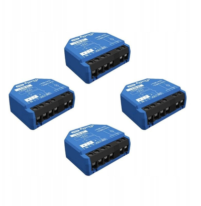 Ndërprerës inteligjent Shelly 1 Gen3 X4, set 4 copë, Wi‑Fi Bluetooth