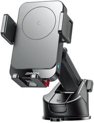 Mbajtëse telefoni Joyroom JR-ZS241S, karikim wireless 15W, për dashboard, e zezë
