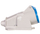 Prizë fikse izoluese Scame 2629-126, 16A, 250V 3P, IP44, blu