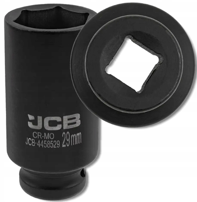 Çelës goditës JCB Deep Impact Socket, 29mm, 1/2", metalik