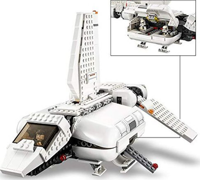 Set lodrash LEGO Star Wars 75221 Imperial Landing Craft, anije kozmike, 9+ vjeç, e bardhë
